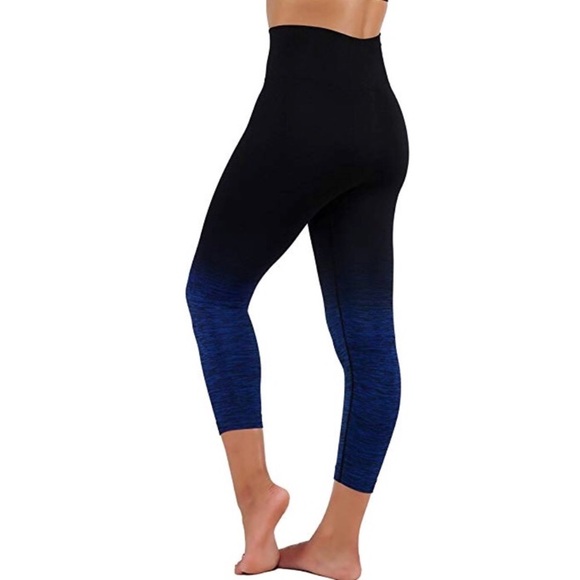Blue and black ombré Capri leggings - Picture 2 of 3